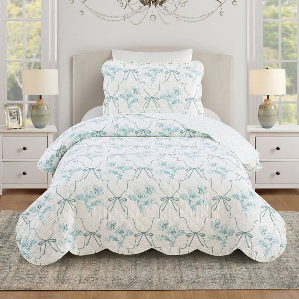 Modern Heirloom 2pc Twin/Twin XL Floral Frames Qui Multicolored